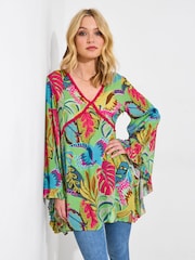Joe Browns Tropical Print Long Sleeve Tunic - Imagen 2 de 7