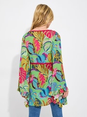 Joe Browns Tropical Print Long Sleeve Tunic - Imagen 4 de 7
