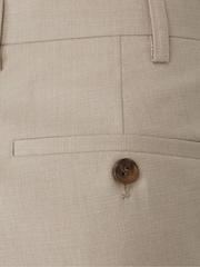 Skopes Natural Tailored Fit Caspian Stretch Look Suit Trousers - Image 4 of 4