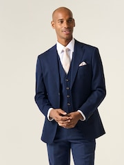 Azul - Skopes Tailored Fit Caspian Stretch Look Suit Jacket - Imagen 1 de 6