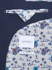 Azul - Skopes Tailored Fit Caspian Stretch Look Suit Jacket - Imagen 6 de 6