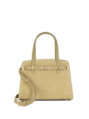 Dune London Green Dinidefine Medium Belted Tote Bag - Image 1 of 4