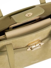 Dune London Green Dinidefine Medium Belted Tote Bag - Image 3 of 4