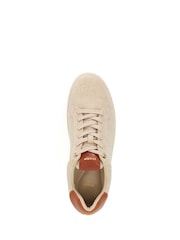 Dune London Natural Edie Flatform Lace Up Sport Trainers - Image 5 of 6