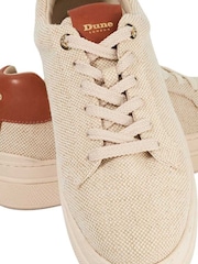 Dune London Natural Edie Flatform Lace Up Sport Trainers - Image 6 of 6
