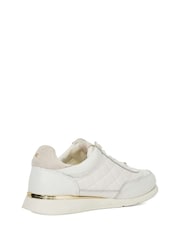 Dune London White Slim Everglow Quilted Sole Sport Trainers - Image 3 of 6