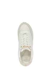 Dune London White Slim Everglow Quilted Sole Sport Trainers - Image 4 of 6