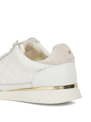 Dune London White Slim Everglow Quilted Sole Sport Trainers - Image 5 of 6