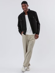 Religion Black Two Pocket Relaxed Shirt - Image 4 of 5