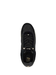 Dune London Black Slim Everglow Quilted Sole Sport Trainers - Image 4 of 6