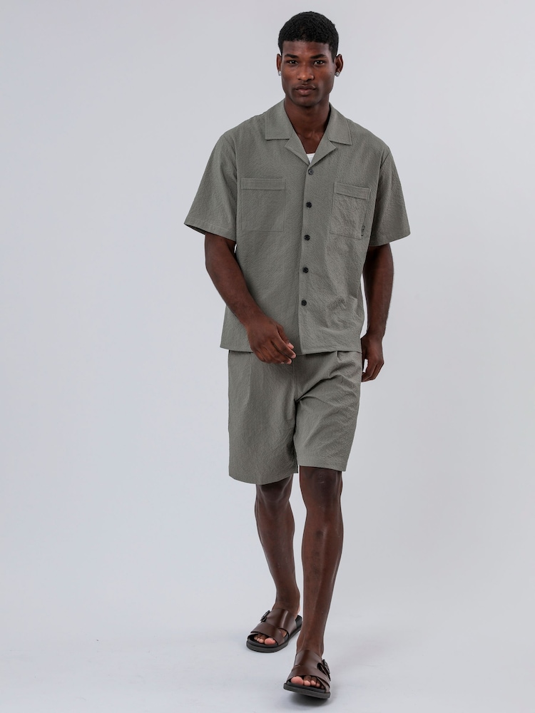 Religion Green Double Pocket Shirt - Image 5 of 6