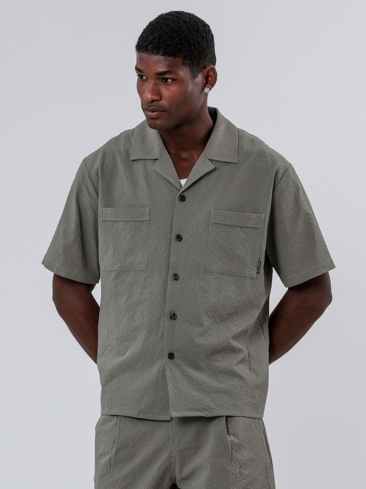 Religion Green Double Pocket Shirt - Image 6 of 6