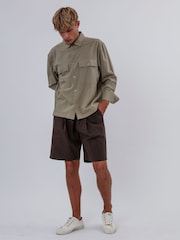 Religion Green Two Pocket Relaxed Shirt - Image 5 of 5