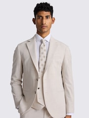 MOSS Natural Tailored Fit Light Neutral Jacket - Image 1 of 1