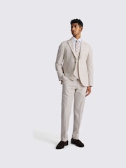 MOSS Tailored Fit Light Neutral Jacket - Imagem 3 de 4