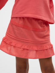 VERO MODA Pink Elasticated Waist Woven Mini Skirt - Image 2 of 4