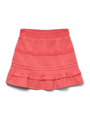 VERO MODA Pink Elasticated Waist Woven Mini Skirt - Image 3 of 4