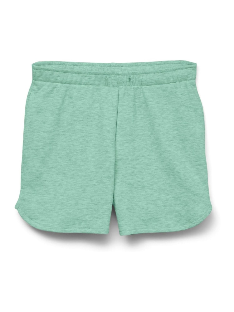 VERO MODA Green Mid Rise Jersey Sweat Shorts - Image 1 of 1