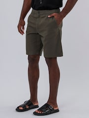 Religion Green Elasticated Chino Shorts - Image 3 of 5
