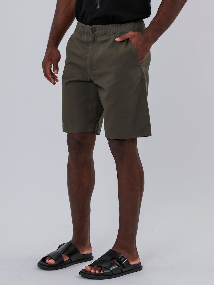 Verde - Shorts Chino Elástico Religion - Imagem 2 de 5