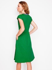 Boden Green Chloe Embroidered Short Dress - Image 3 of 5