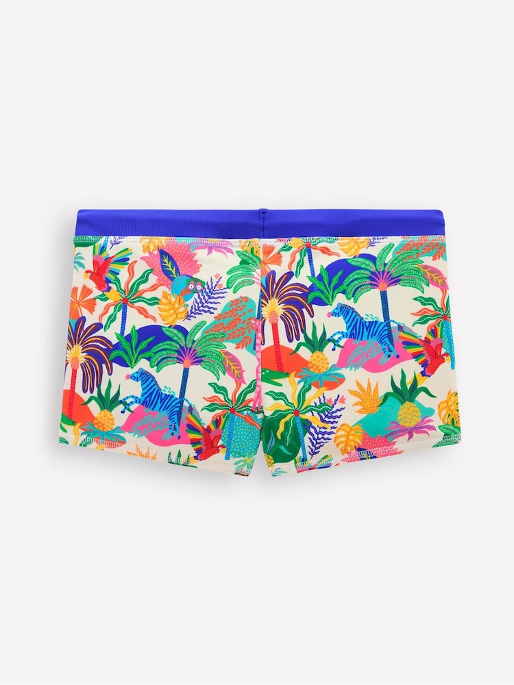 Boden Cream Swim Shorts - Image 2 of 3 Boden Cream Swim Shorts - Image 2 of 3