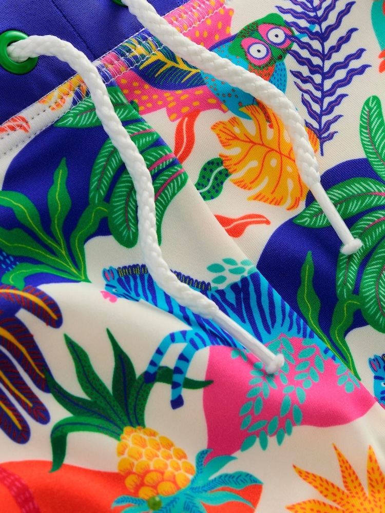 Boden Cream Swim Shorts - Image 3 of 3