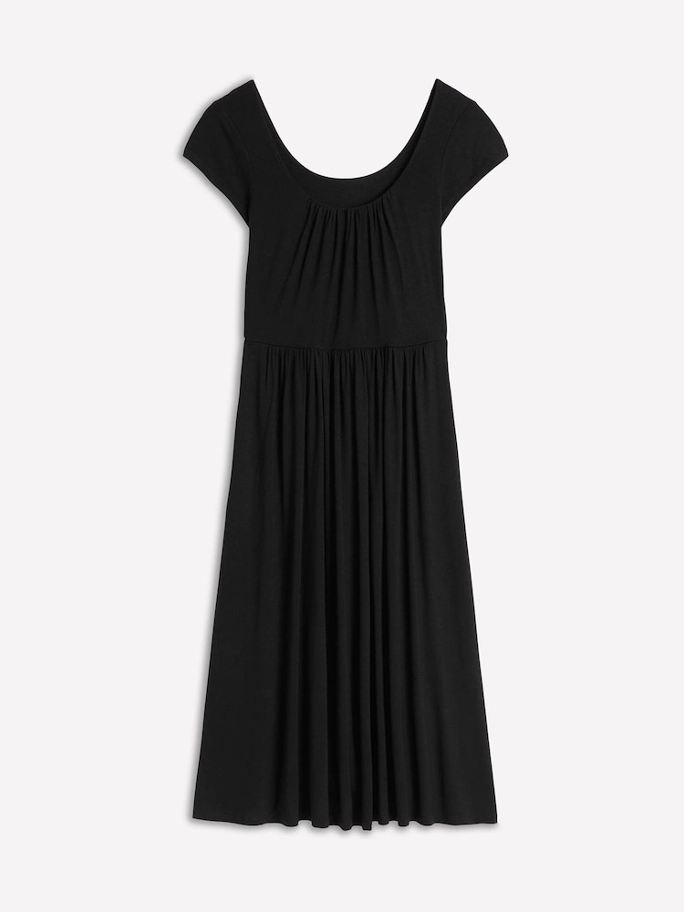 Boden Black Samantha Scoop Jersey Dress - Image 4 of 4