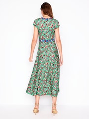 Boden Grey Bias Cut Jersey Midi Dress - Image 3 of 5