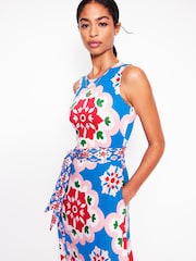 Boden Grown On Tie Trapeze Dress - Image 5 of 6