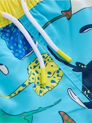 Boden Blue Swim Shorts - Image 4 of 4
