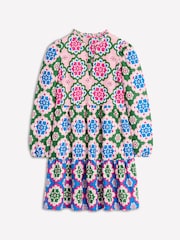 Boden Blue Esme 100% Linen Short Dress - Image 6 of 6
