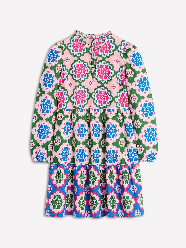 Boden Blue Esme 100% Linen Short Dress - Image 6 of 6 Boden Blue Esme 100% Linen Short Dress - Image 6 of 6