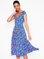Boden Blue Samantha Scoop Jersey Dress - Image 2 of 6