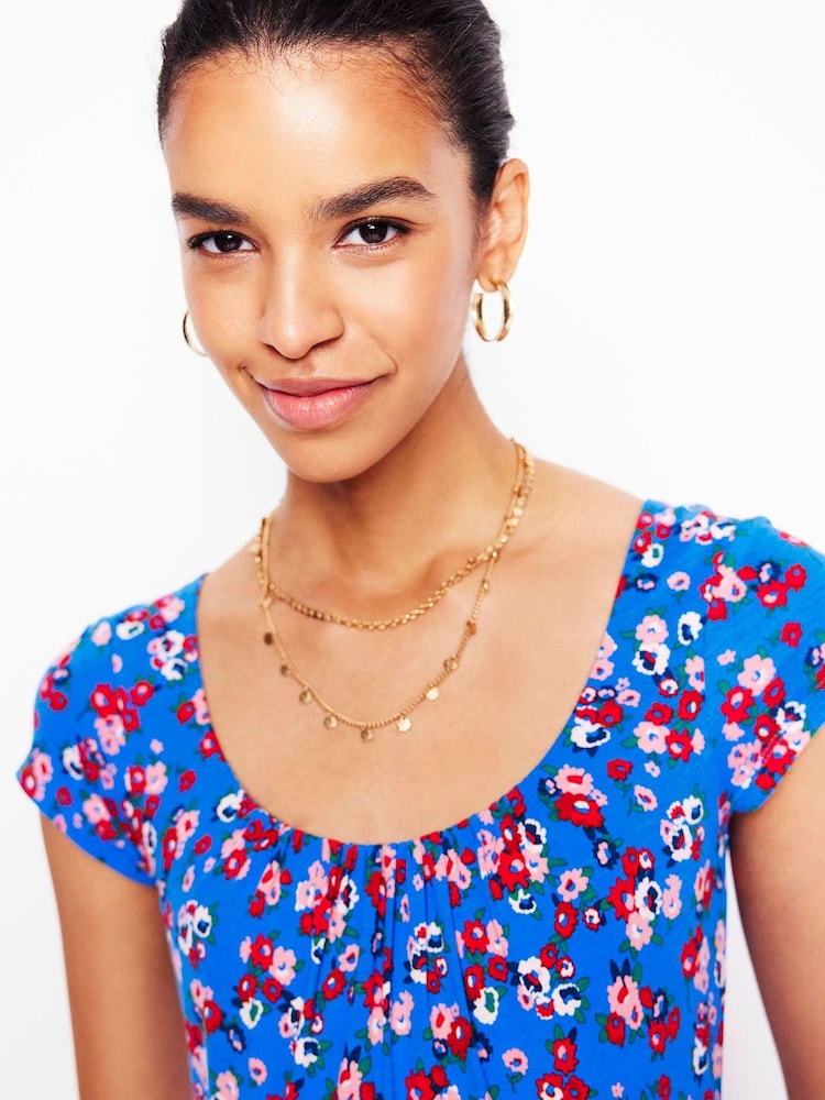 Buy Boden Blue Samantha Scoop Jersey Dress from Next Belgium