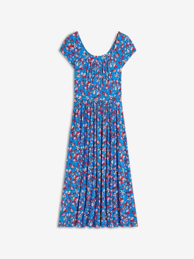 Boden Blue Samantha Scoop Jersey Dress - Image 6 of 6