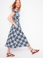 Boden Blue Melanie Jersey Midi Dress - Image 1 of 5