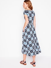 Boden Blue Melanie Jersey Midi Dress - Image 3 of 5