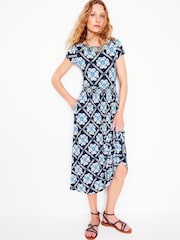 Boden Blue Melanie Jersey Midi Dress - Image 4 of 5
