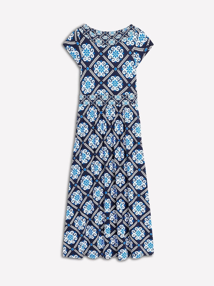 Boden Blue Melanie Jersey Midi Dress - Image 5 of 5