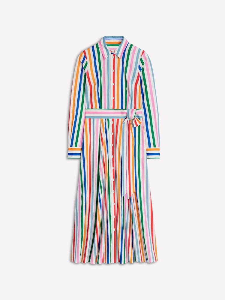 Boden Pink Amy 100% Cotton Midi Shirt Dress - Image 6 of 6 Boden Pink Amy 100% Cotton Midi Shirt Dress - Image 6 of 6