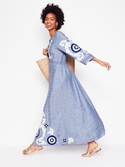 Boden Una Embroidered Dress - Imagen 1 de 6