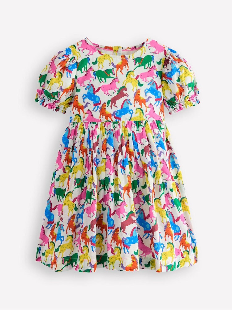 Boden Red Madeline Woven 100% Cotton Dress - Image 1 of 3