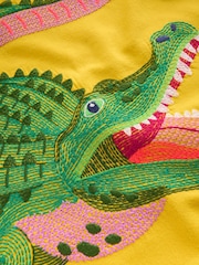 Boden Yellow Superstitch 100% Cotton T-Shirt - Image 3 of 3