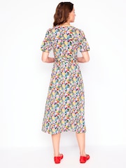 Boden Multi Sofia Trim Jersey Midi Dress - Image 3 of 6