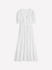 Boden Anna Tecido Duplo 100% algodão Midi Dress - Imagem 7 de 7