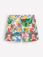 Boden Cream Jungle Shorts - Image 1 of 3