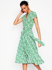 Boden Green Sara Jersey Shirt Dress - Image 1 of 5