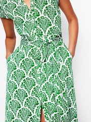 Boden Green Sara Jersey Shirt Dress - Image 2 of 5