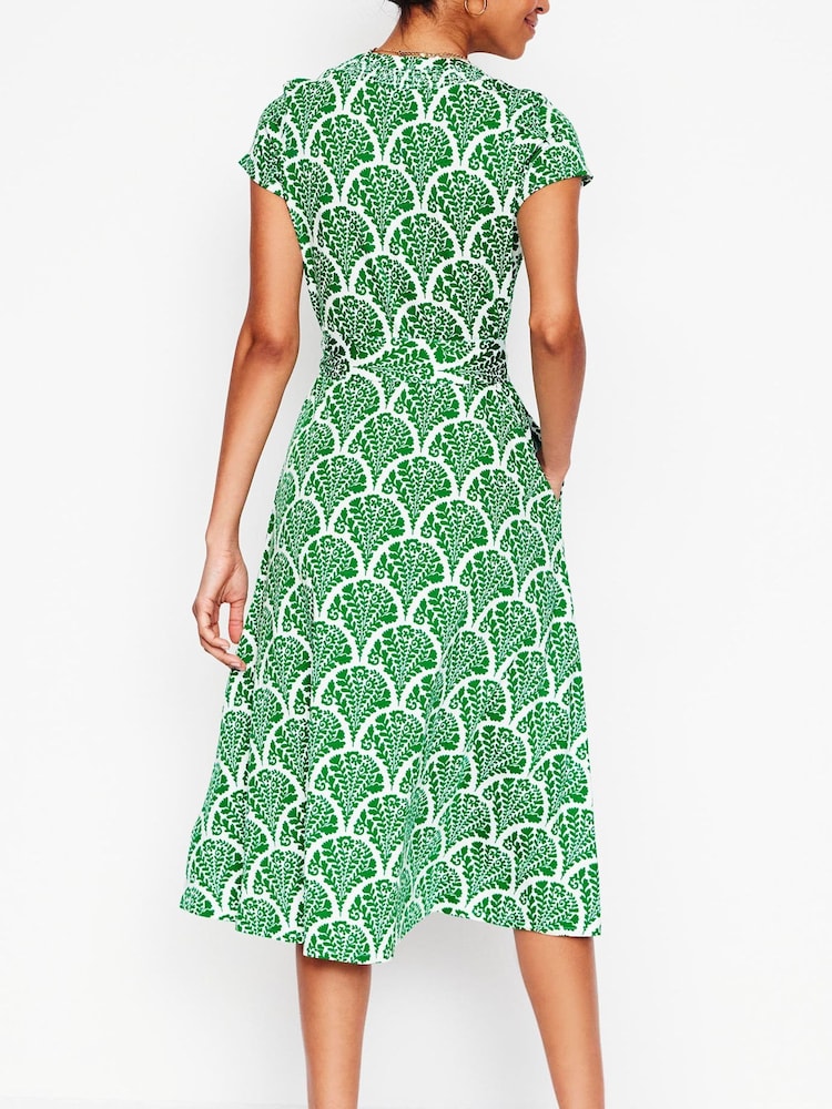 Buy Boden Green Sara Jersey Shirt Dress from Next Luxembourg
